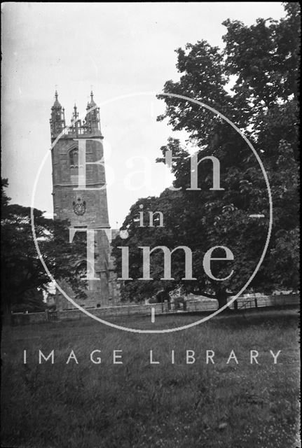 Thornbury Church Tower, Gloucestershire 1932