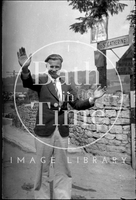 On the road to St. Catherine, Northend, Batheaston c.1930