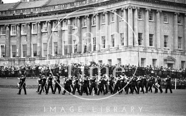 The Queen Mother visiting Bath 1979