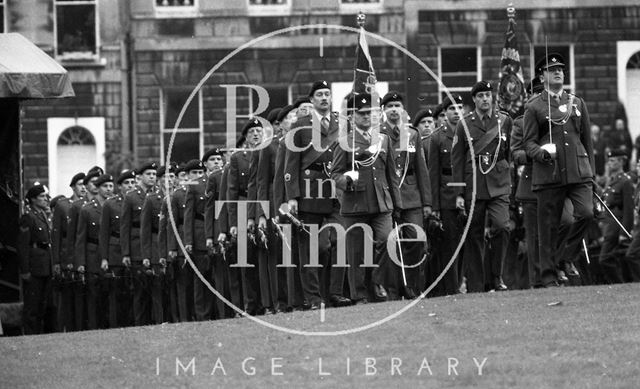 The Queen Mother visiting Bath 1979