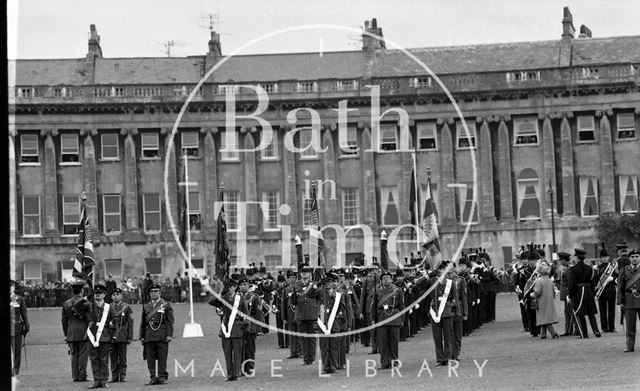 The Queen Mother visiting Bath 1979