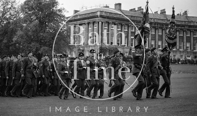 The Queen Mother visiting Bath 1979