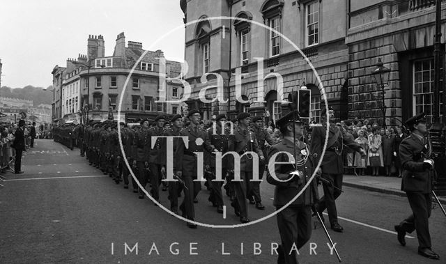 The Queen Mother visiting Bath 1979