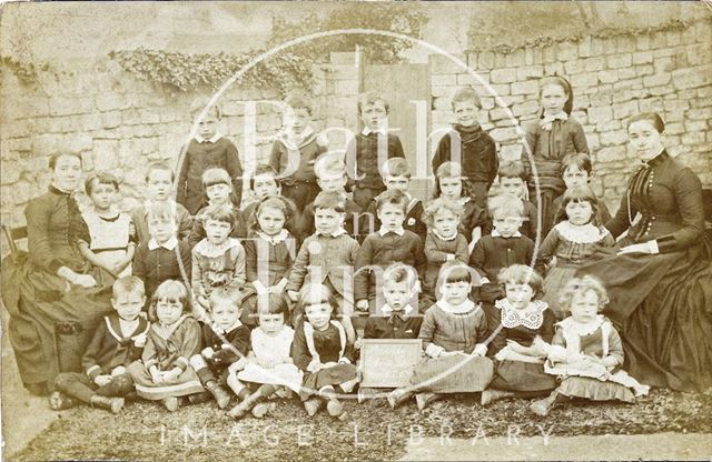 The Hull family, 23, Regent Terrace, Dolemeads, Bath c. 1885