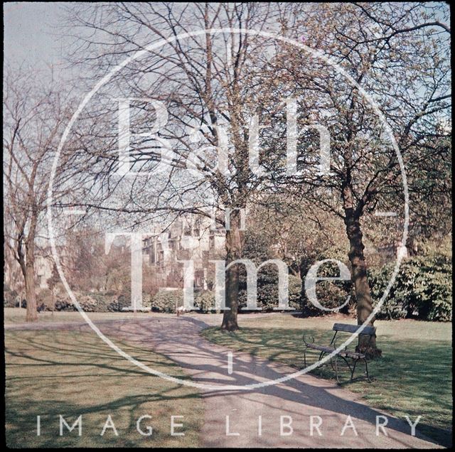 Flowers in Henrietta Park, Bath c.1937?