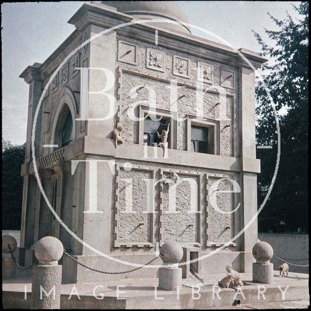 The newly built Monkey House at Bristol Zoo, Clifton, Bristol 1937?