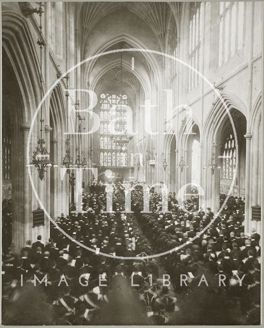 Memorial service for King Edward VII, Bath Abbey 1910