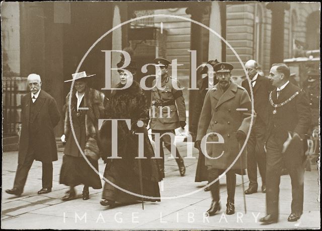 Visit of King George V and Queen Mary to Bath 1917