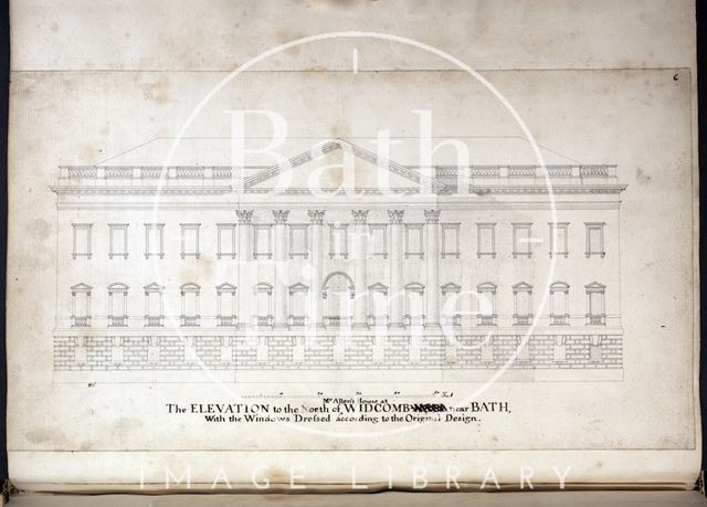 The Elevation to the North of Mr. Allen's House - Prior Park, at Widcombe near Bath c.1737