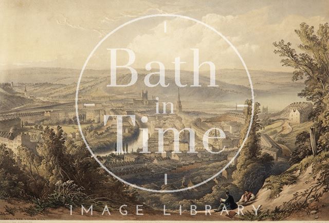 Bath from Beacon Hill c.1850