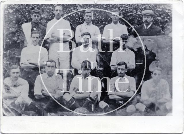 Zion Methodist Church, Twerton football team photograph, Bath 1906