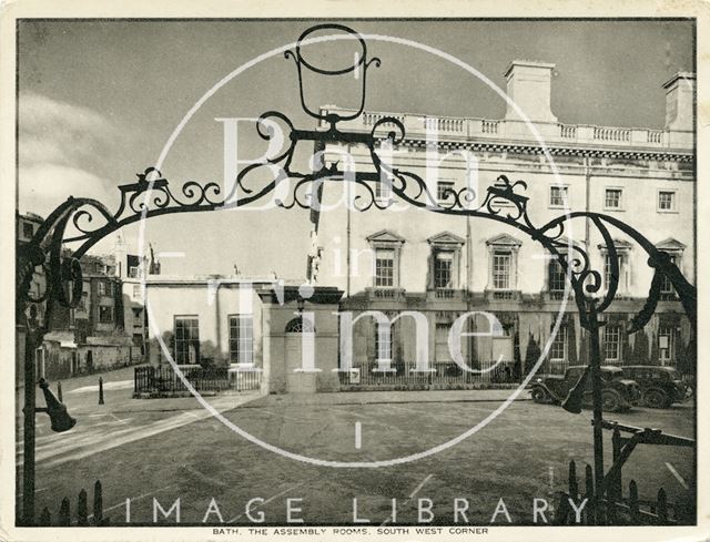 The Assembly Rooms west corner, from Alfred Street, Bath c.1930