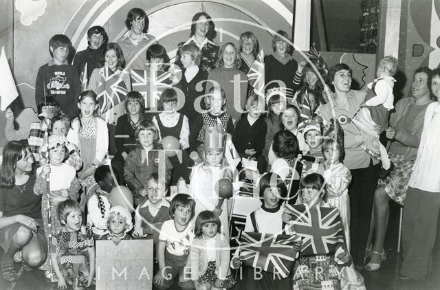 A Silver Jubilee Party, Corston View, Odd Down, Bath 1977