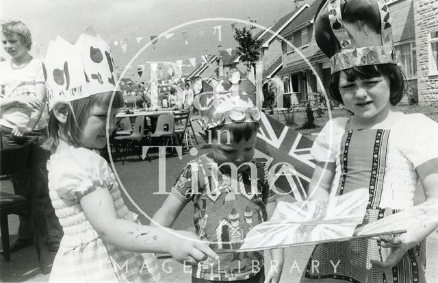 Silver Jubilee celebrations in Winsley, Wiltshire 1977