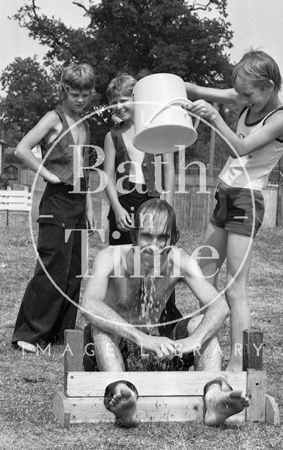 Somervale School fete, Midsomer Norton, Somerset 1976