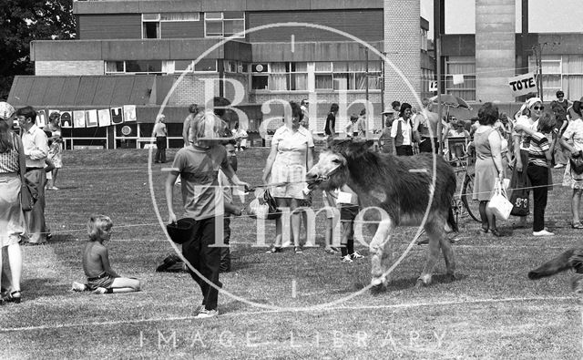 Somervale School fete, Midsomer Norton, Somerset 1976