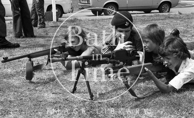 Somervale School fete, Midsomer Norton, Somerset 1976