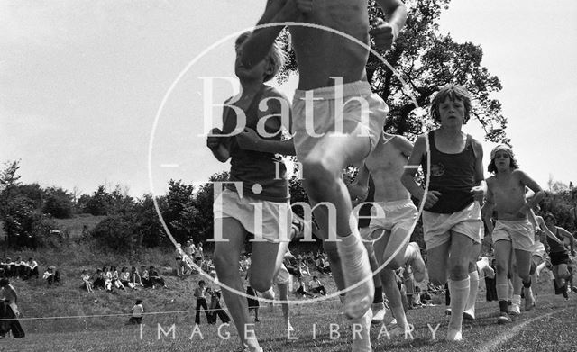 The 800 metres at the Somervale School Sports Day, Midsomer Norton, Somerset 1976