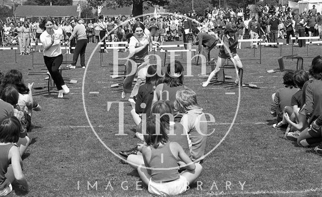 It's a Knockout at Somervale School, Midsomer Norton, Somerset 1974