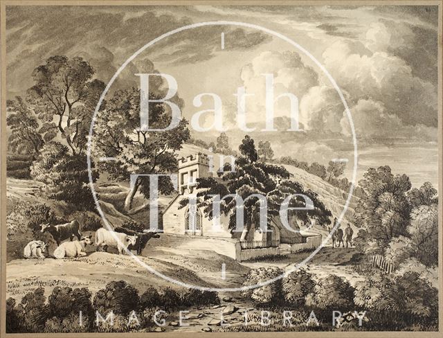 Charlcombe Church near Bath c.1850