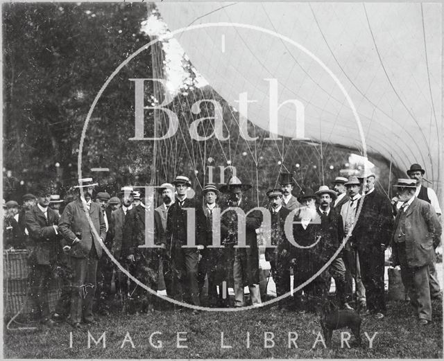 Balloon ascent, Sydney Gardens, Bath 1902