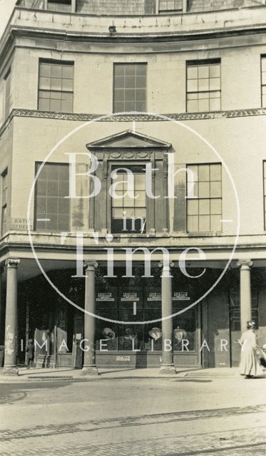 Bath Street, the left-hand side, viewed from Stall Street, Bath c.1915