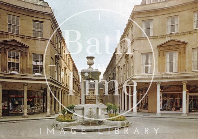 The Mineral Water Fountain, Bath Street, Bath c.1980