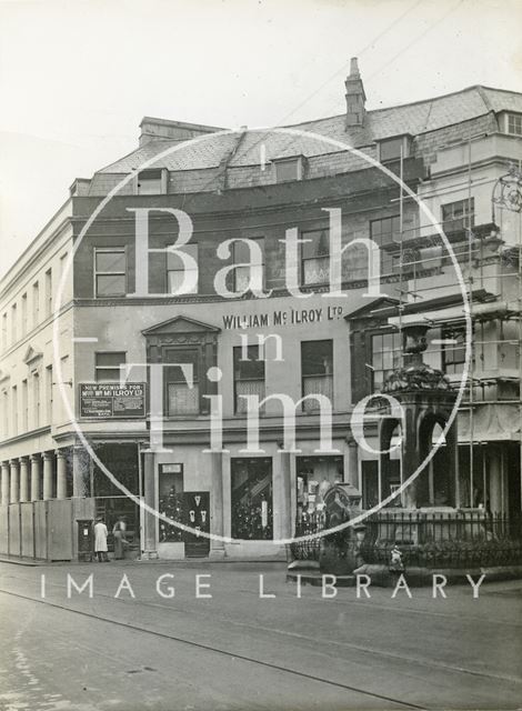 The Mineral Water Fountain, Bath Street and Stall Street, Bath c.1930