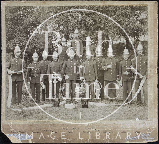 Weston Fire Brigade, Bath c.1905