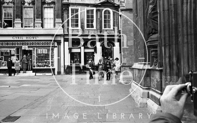 Queen Elizabeth and Prince Philip during their visit to Bath for Monarchy 1000 1973