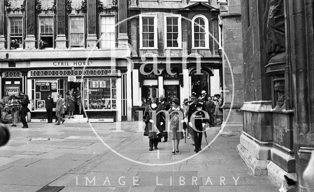 Queen Elizabeth and Prince Philip during their visit to Bath for Monarchy 1000 1973