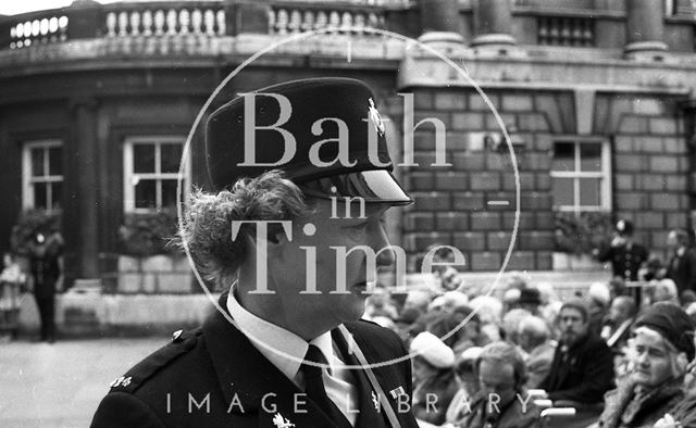 Queen Elizabeth and Prince Philip during their visit to Bath for Monarchy 1000 1973