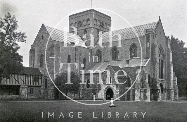 The Chapel of St. Cross's Hospital in Winchester, Hampshire c.1930