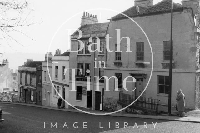 View down Lansdown Road, Bath 1966