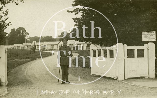 The Entrance, Bath War Hospital, Combe Park c.1916