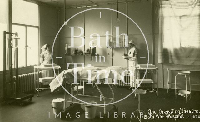 Operating Theatre, Bath War Hospital, Combe Park c.1916