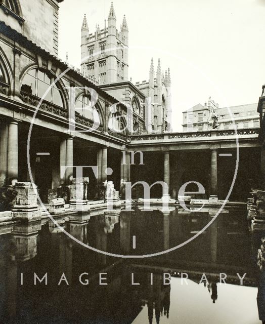 Northeast view of Great Roman Bath, Bath c.1950-1960?