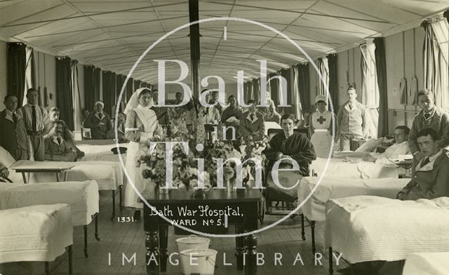 Ward No. 5, Bath War Hospital, Combe Park c.1916