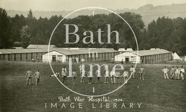 General view, Bath War Hospital, Combe Park c.1916