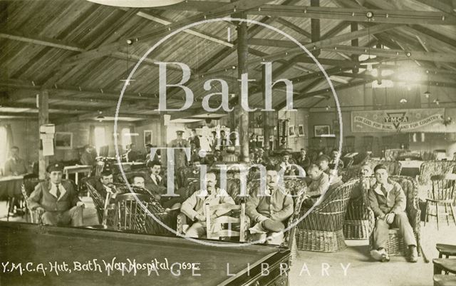 Y.M.C.A. Hut, Bath War Hospital, Combe Park c.1916