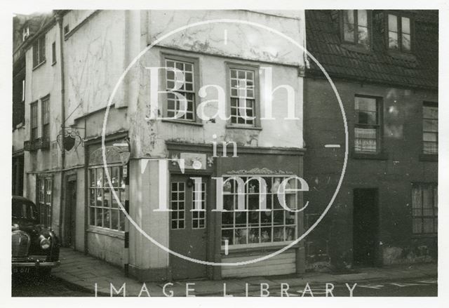 Frederick Symes Antiques Dealer, 1, Barton Street, Bath 1953-1955