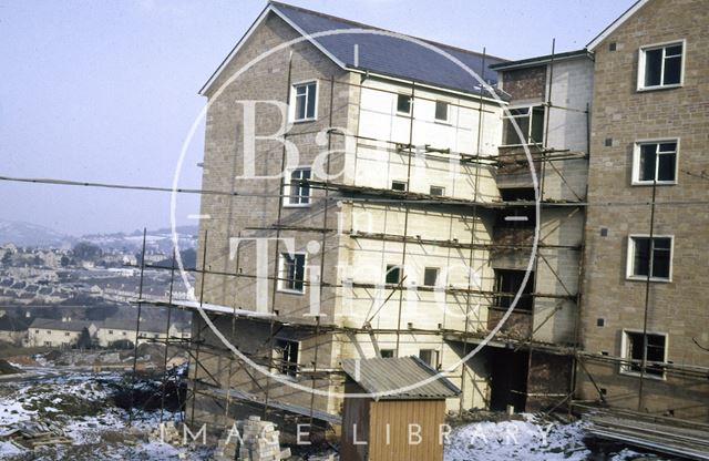 New houses being built in Monksdale Road, Bath 1963