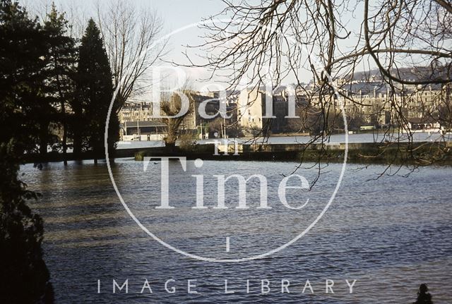 Floods at the Recreation Ground, Bath 1963