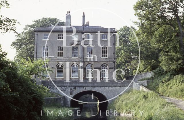 Cleveland House over the Kennet and Avon Canal, Bath 1970