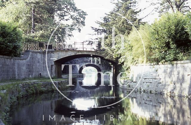 Kennet and Avon Canal, Sydney Gardens, Bath 1970