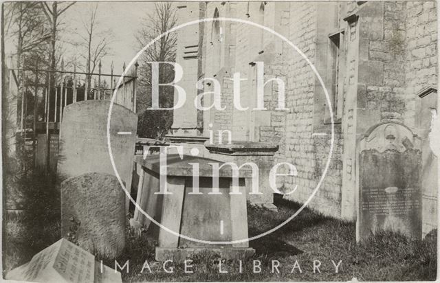 Churchyard, St. Michael's Church, Twerton, Bath c.1884