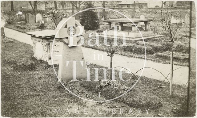 Churchyard, St. Michael's Church, Twerton, Bath c.1884