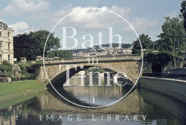 North Parade Bridge, Bath 1973