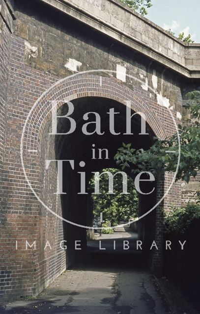 Brunel's Railway Bridge, Pulteney Road, Bath 1973