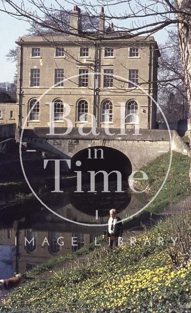 Cleveland House over the Kennet and Avon Canal, Bath 1974